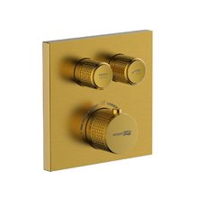 Смеситель для ванны и душа WasserKRAFT Aisch 5548 Thermo, термостатический, PVD-покрытие, матовое золото