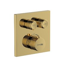 Смеситель для ванны и душа WasserKRAFT Sauer, термостатический, золото глянцевое, 7148 Thermo