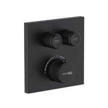 Смеситель для ванны и душа WasserKRAFT Elbe, термостатический, черный матовый, 7448 Thermo