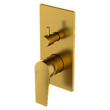 Смеситель скрытого монтажа для ванны и душа WasserKRAFT Aisch 5571, PVD-покрытие, матовое золото