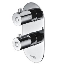 Смеситель WasserKRAFT 4833 для ванны и душа, термостатический со встраиваемой системой монтажа, хром