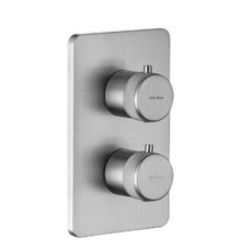 Смеситель Allen Brau Priority V.2 5.5.31213-BN для ванны и душа, термостатический, на 2 потребителя, цвет никель брашированный