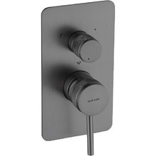 Смеситель Allen Brau Priority 5.31A11-MG для ванны и душа, на 3 потребителя, цвет графит брашированный