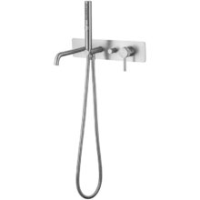 Смеситель Allen Brau Priority 3.0 5.31A06-BN для ванны и душа, с душевым гарнитуром, цвет никель брашированный