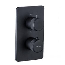 Смеситель Allen Brau Priority V.2 5.31213-31 для ванны и душа, термостатический, на 2 потребителя, цвет черный матовый