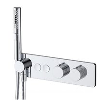 Смеситель Allen Brau Liberty 5.33010-00 для ванны и душа, термостатический, с душевым гарнитуром, цвет хром