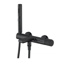 Смеситель Allen Brau Liberty 5.33006-31 для ванны и душа, с душевым гарнитуром, цвет черный матовый