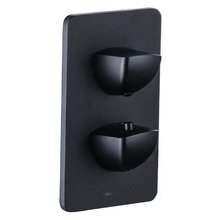 Смеситель Allen Brau Infinity 5.21216-31 для ванны и душа, термостатический, на 2 потребителя, цвет черный матовый