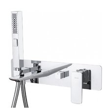 Смеситель Allen Brau Infinity 5.21007-00 для ванны и душа, с душевым гарнитуром, хром