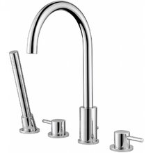 Смеситель Abber Wasser Kreis AF8113 на борт ванны, цвет хром