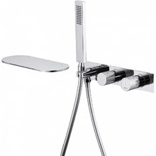 Смеситель для ванны и душа Abber Rund AF8731, с душевым гарнитуром, цвет хром