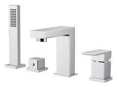 Смеситель Abber Daheim AF8213 для ванны, на борт ванны, хром