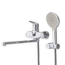 Смеситель для ванны и душа Am.Pm Like F8095000 с длинным изливом и душевой лейкой