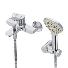 Смеситель AM.PM X-Joy F85A15000 для ванны и душа, с душевым гарнитуром, хром