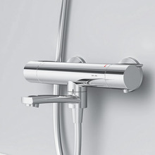 Смеситель для ванны и душа AM.PM X-Joy F85A50000, термостатический, хром