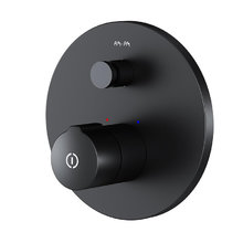 Смеситель Am.Pm X-Joy F85A45722 TouchReel, для ванны, для душа, цвет черный матовый
