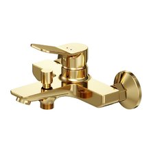 Смеситель для ванны и душа AM.PM X-Joy F85A10099, цвет золотой