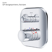 Смеситель термостатический Am.Pm Sensation F3085500 для ванны и душа, встраиваемый, внешняя часть