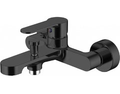 Смеситель Aquanet Passion AF300-20B для ванны и душа, черный матовый (243295)