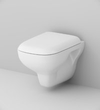 Подвесной унитаз Am.Pm Like C801700SC FlashClean, безободковый, с сиденьем микролифт