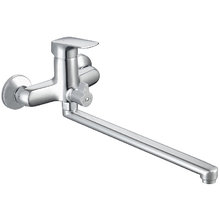 Смеситель для ванны и душа Aquatek Вега AQ1042CR, цвет хром