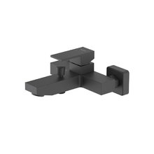 Смеситель Aquatek Либра AQ1640MB для ванны и душа, цвет черный матовый