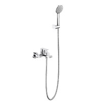 Смеситель Aquatek Лира AQ1449CR для ванны и душа, с душевым гарнитуром, цвет хром