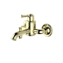 Смеситель Aquatek Классик AQ1540PG для ванны и душа, цвет золото полированное