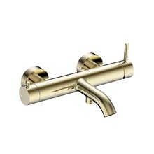 Смеситель Aquame Siena AQM6212BG для ванны и душа, цвет золото шлифованное