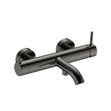 Смеситель Aquame Siena AQM6212GM для ванны и душа, вороненая сталь, gunmetal