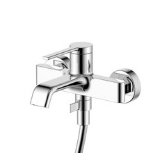 Смеситель Aquame Asti AQM6412CR, для ванны и душа, с душевым гарнитуром, цвет хром