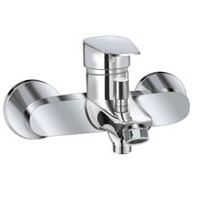 Смеситель Aquame Prato, для ванны и душа, с душевым гарнитуром, цвет хром, AQMP6112