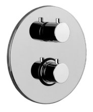 Смеситель Paffoni Light LIQ013CR для ванны и душа, термостатический, встраиваемый, с внутренней частью, хром