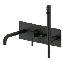 Смеситель Paffoni Light LIG001NO для ванны и душа, черный матовый