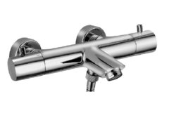 Смеситель Paffoni Light LIQ022CR для ванны термостатический, без душевого гарнитура, цвет хром