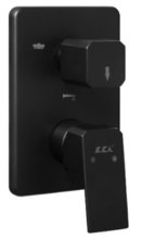 Смеситель для ванны E.C.A Tiera 102167305C1EX-K, черный матовый