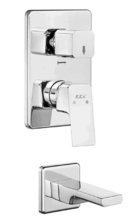 Смеситель E.C.A Tiera 102101145EX для ванны, хром
