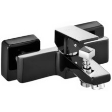 Смеситель для ванны и душа E.C.A Tiera 103502469EX, черный