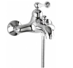Смеситель Cezares Margot MARGOT-VM-01-Bi для ванны/душа, хром/белый