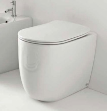 Приставной унитаз Kerasan Nolita 531801, безободковый