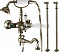 Смеситель Cezares Margot MARGOT-VDP2-02-Bi для ванны/душа, бронза/белый