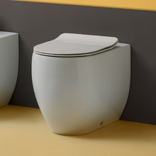 Унитаз приставной Kerasan Flo, в комплекте с крепежом WB5N, цвет белый, 311801