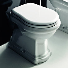 Унитаз напольный Kerasan Retro 101001, вертикальный слив в пол, цвет белый