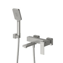 Смеситель для ванны и душа Cezares SLIDER-VD-IN, с душевым гарнитуром, сатин