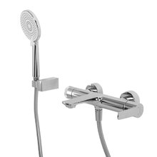 Смеситель для ванны и душа Cezares LUX-VD-01, с душевым гарнитуром, хром