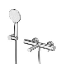 Смеситель для ванны и душа Cezares RELAX-VD-01, с душевым гарнитуром, хром