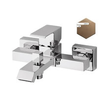 Смеситель для ванны и душа Cezares PORTA-VM-SS, с душевым гарнитуром, бронза