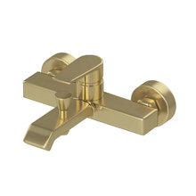 Смеситель для ванны и душа Cezares NAUTIC-VM-SR, с душевым гарнитуром, золото