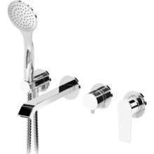 Смеситель для ванны и душа Cezares Nautic-VDM3-01, хром