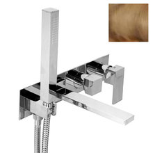 Смеситель Cezares Unika UNIKA-VDM2-02 для ванны и душа, с гарнитуром, бронза